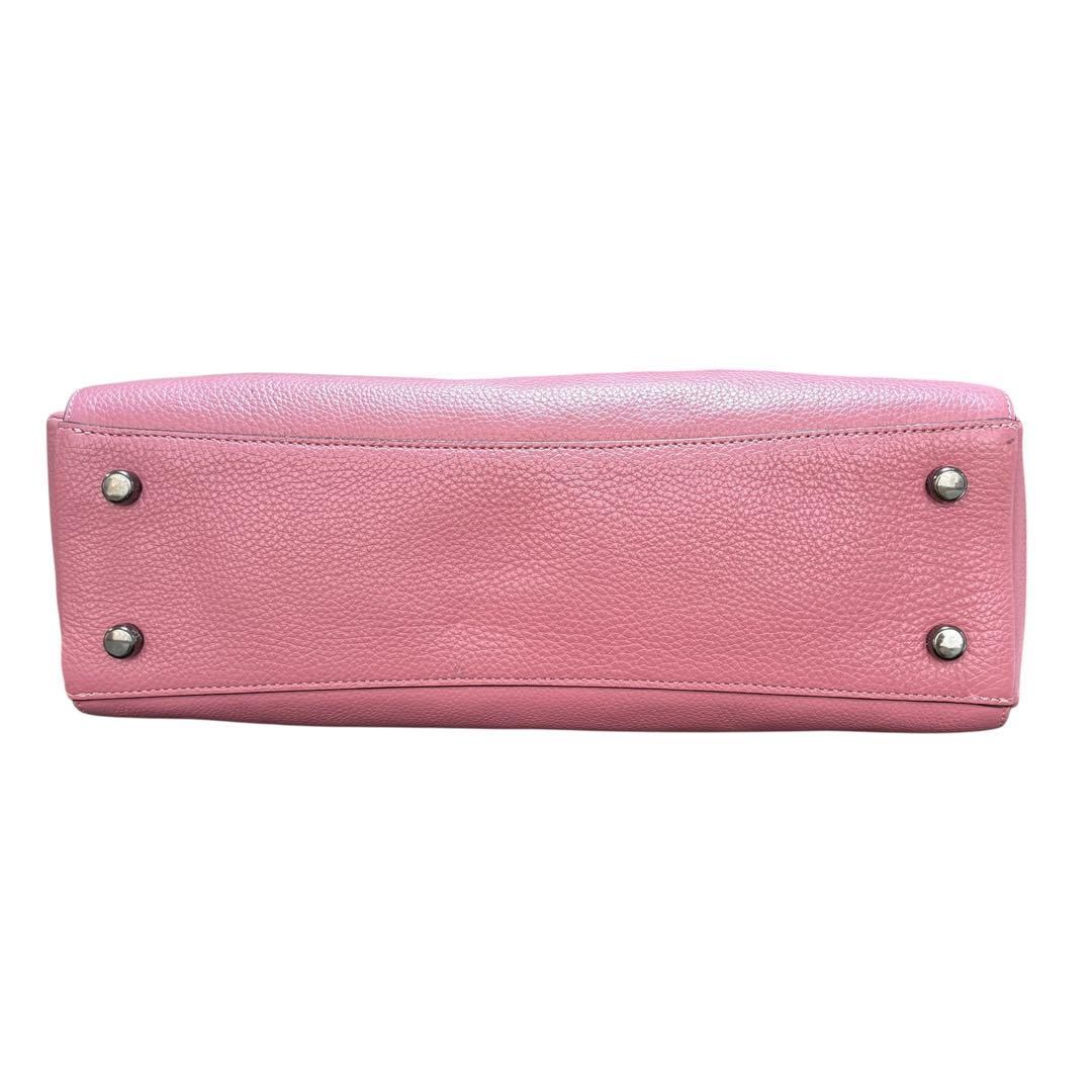 美品 コーチ COACH レザー 2way ハンドバッグ トートバッグ