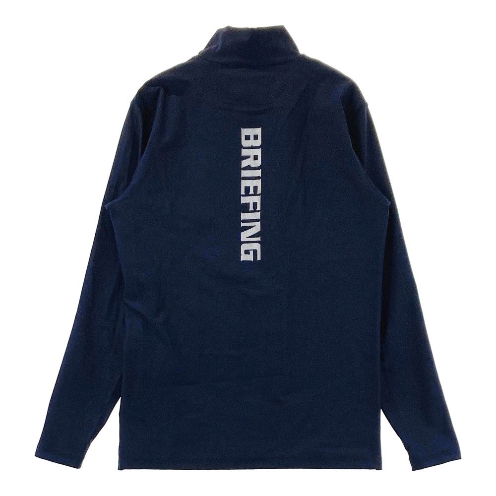 サイズ S BRIEFING GOLF ブリーフィング モックネック 長袖Tシャツ ネイビー系 240101542214 ゴルフウェア メンズ ストスト