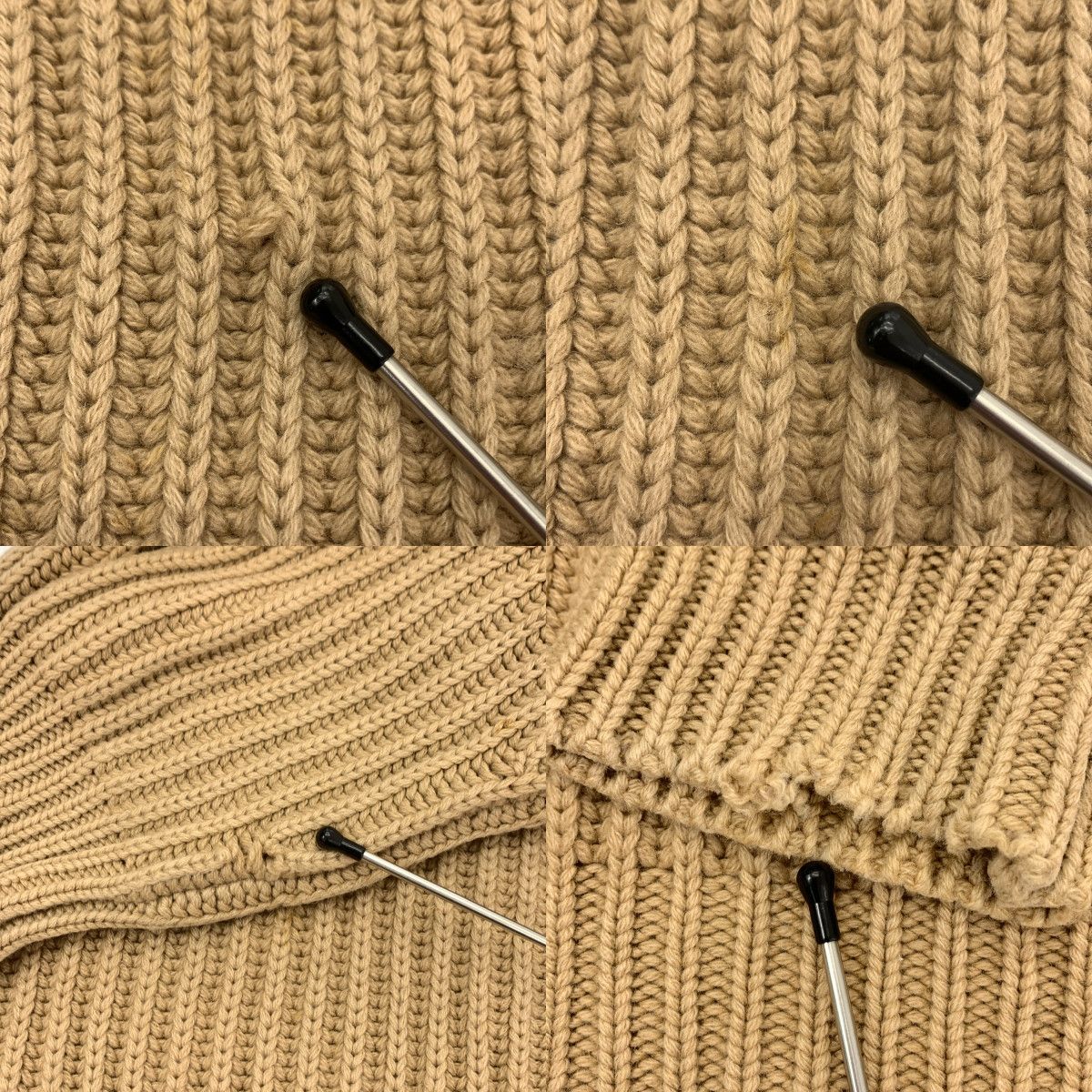 クリスタセヤ　ベビーキャメルヘアーニット　メンズ　CristaSeya Cristaseya / クリスタセヤ | baby camel hair 100％ / ベビー