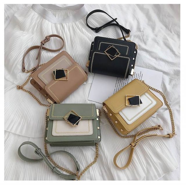 バイカラー ミニ ショルダーバッグ ショルダーバック 収納 多収納 斜めがけ 斜め掛け ショルダー 仕切り スクエア型 四角 ファスナー チェーンストラップ かわいい 大人可愛い きれいめ カジュアル 上品 おしゃれ かっこいい 大人女子 こなれ感 ラブリー キュート ガーリー バイカラー ミニ ショルダーバッグ ショルダーバック 収納 多収納 斜