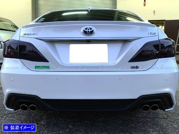 220クラウン用　スモークテールライトカバーセット（BRIGHTZ） クラウンハイブリッド 20 21 224 スモークテールライトカバーセット