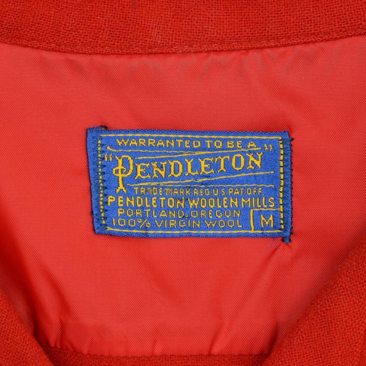 PENDLETON】50s ウール 無地長袖シャツ - メルカリ