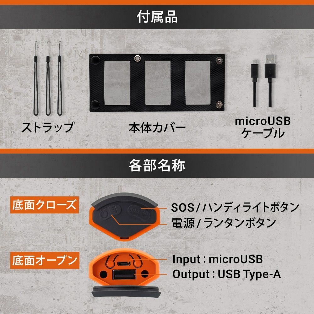 【アウトレット/お買い得品】LED懐中電灯型モバイルバッテリー 2500mAh ×3本セット オウルテック公式