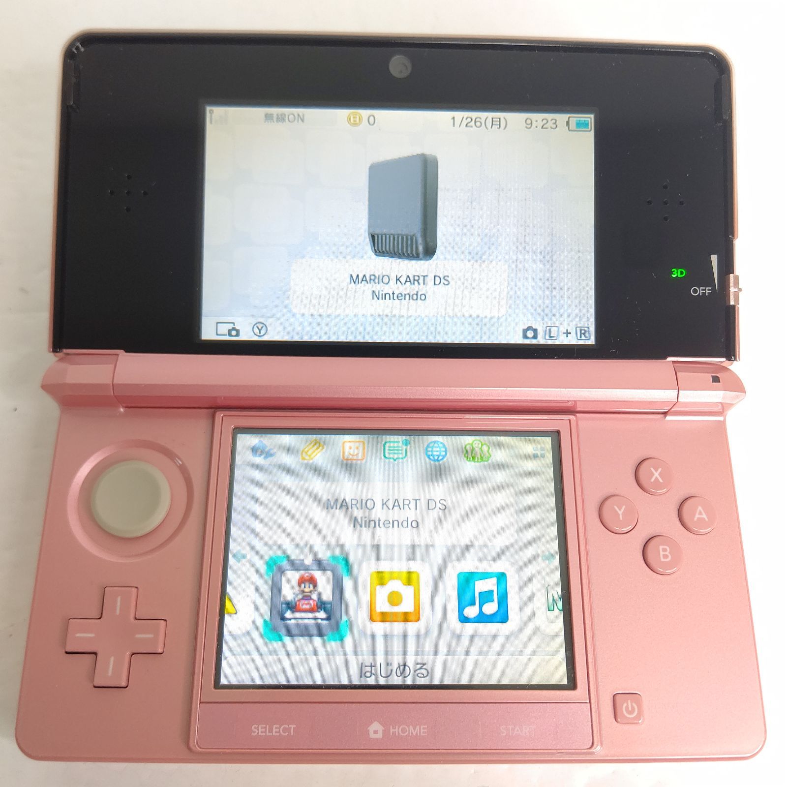 クリアランス売れ筋 Nintendo ニンテンドー3DS ミスティピンク 画面極