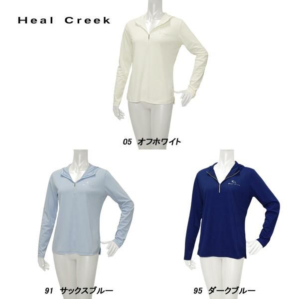 [新品]Heal Creekレディースゴルフシャツ ネイビー/ホワイトサイズＭ レディース 長袖 | Heal Creek（ヒールクリーク） 公式 ヒールクリーク
