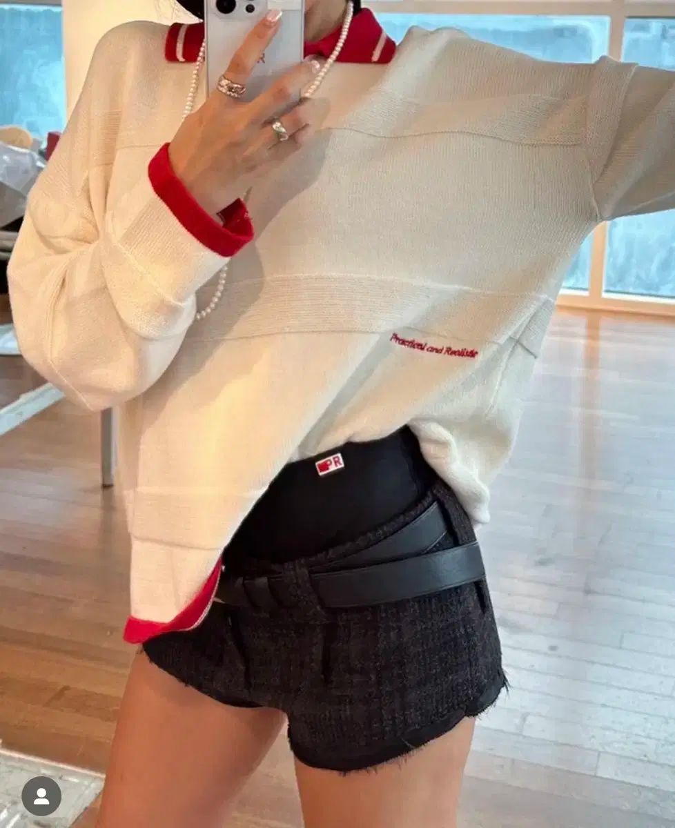  プラクティカル アンド リアルリスティック ポロニット 長袖 ニット セーター