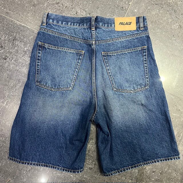 PALACE 25ss DENIM SHORT INDIGO SAND WASH SIZE-32 パレス デニムショーツ ショートパンツ 南堀江店