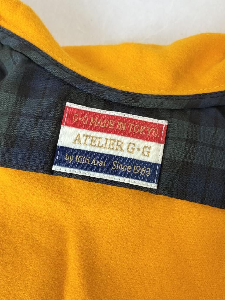 ♡AtelierGG アトリエジジ ダッフルコート(サフランイエロー) アウター