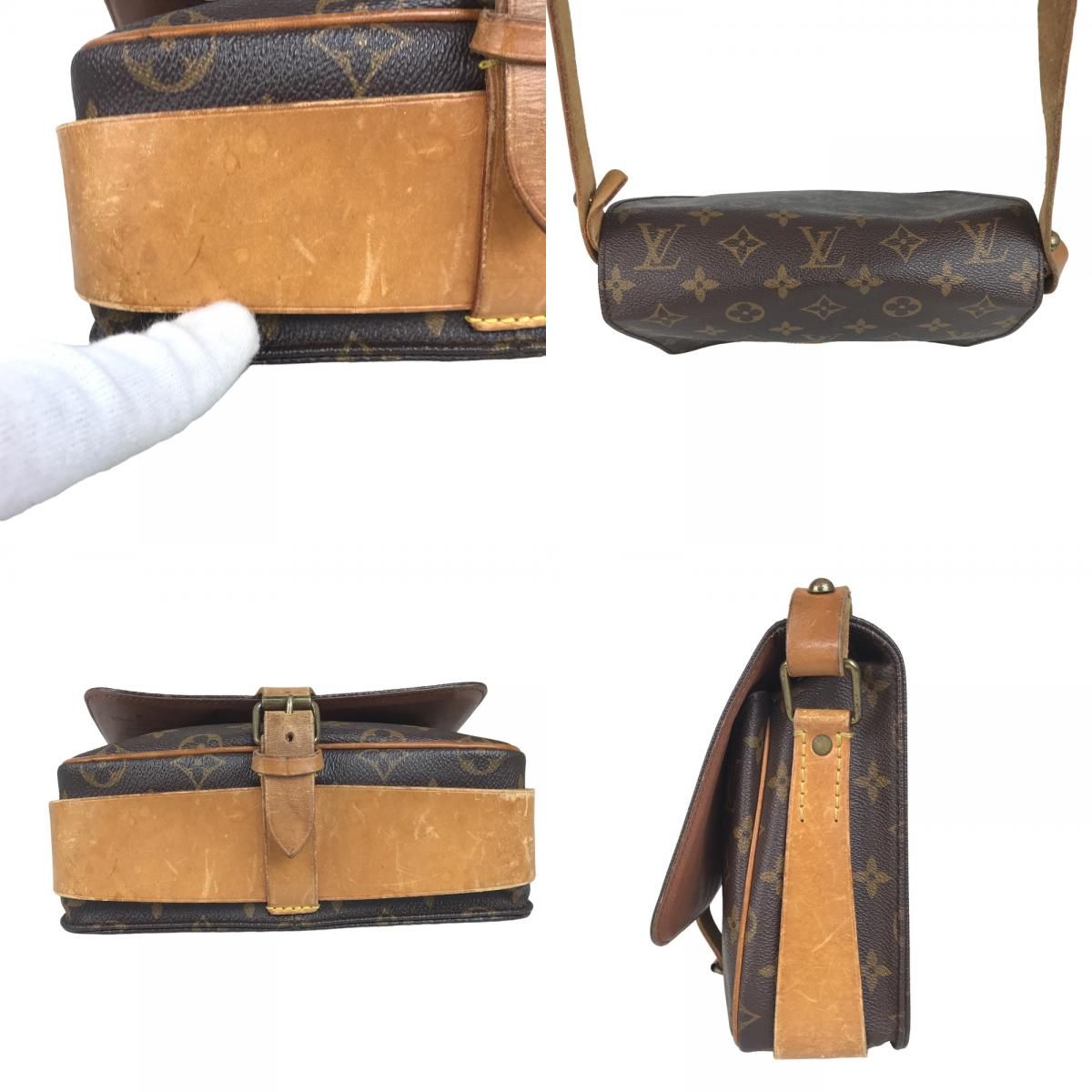 LOUIS VUITTON ルイヴィトン ショルダーバッグ カルトシエールGM M51252 モノグラムキャンバス ブラウン レディース【鑑定書付き】  - メルカリ