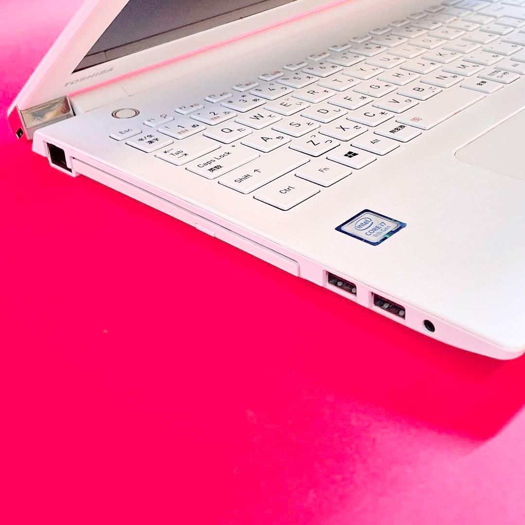 東芝】R63 高性能i7 新品SSD256GB 8GB 薄型 ノートPC