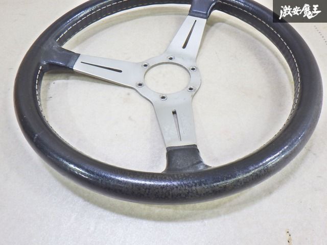 Uracil様 NARDI　ステアリング 36 レザー 革 当時物 ストア出品】 NARDI ナルディ Classic クラシック 黒