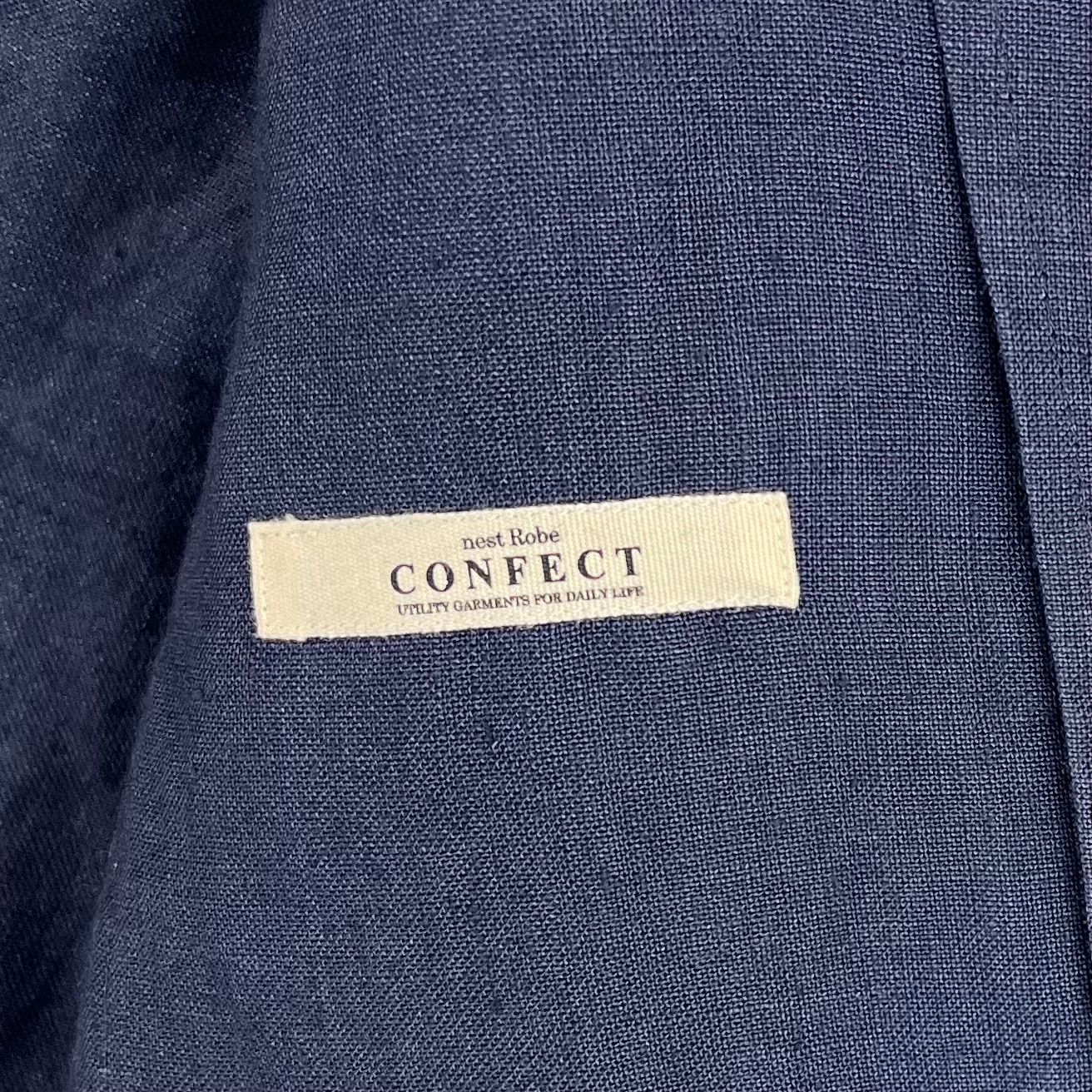 nest Robe CONFECT linen field jacket 3 navy ネストローブ 