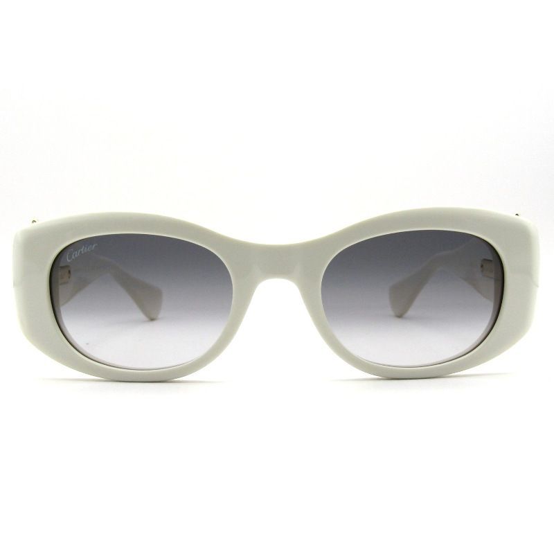 Cartier カルティエ サングラス CT 0472 S イタリア製 パンテール ドゥ パンサー オーバル キャットアイ 004 アイボリー