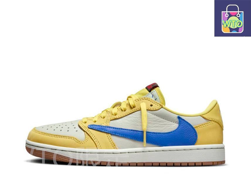 トラヴィススコット×ナイキウィメンズ エアジョーダン1 ロー カナリー Women's Air Jordan 1 Low OG x Travis Scott 'Canary' (DZ4137