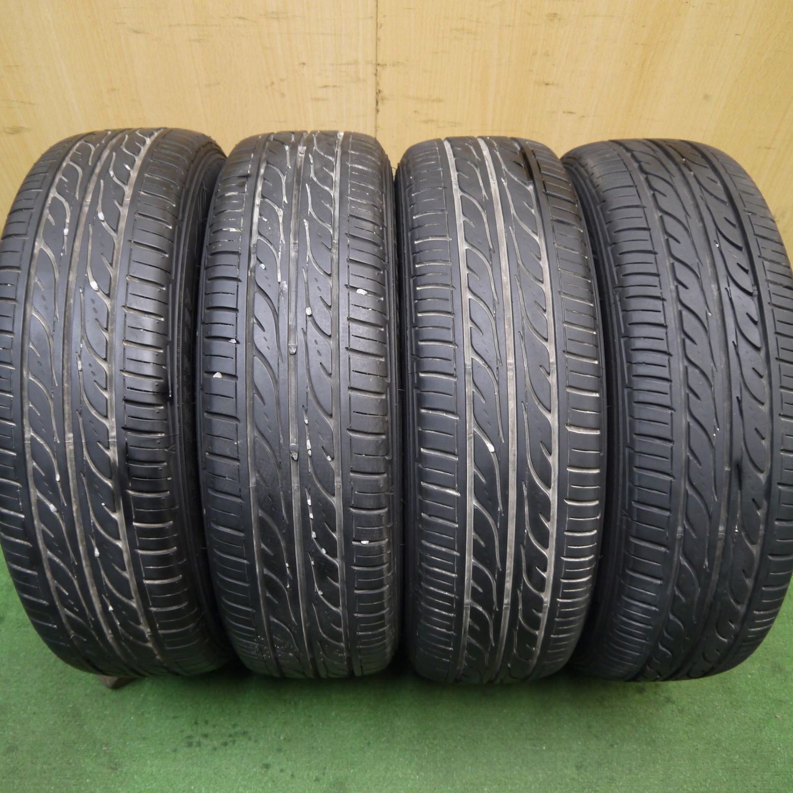 バリ溝！23年！9.5分☆LOXARNY EX BYRON STINGER 165/55R15 ダンロップ