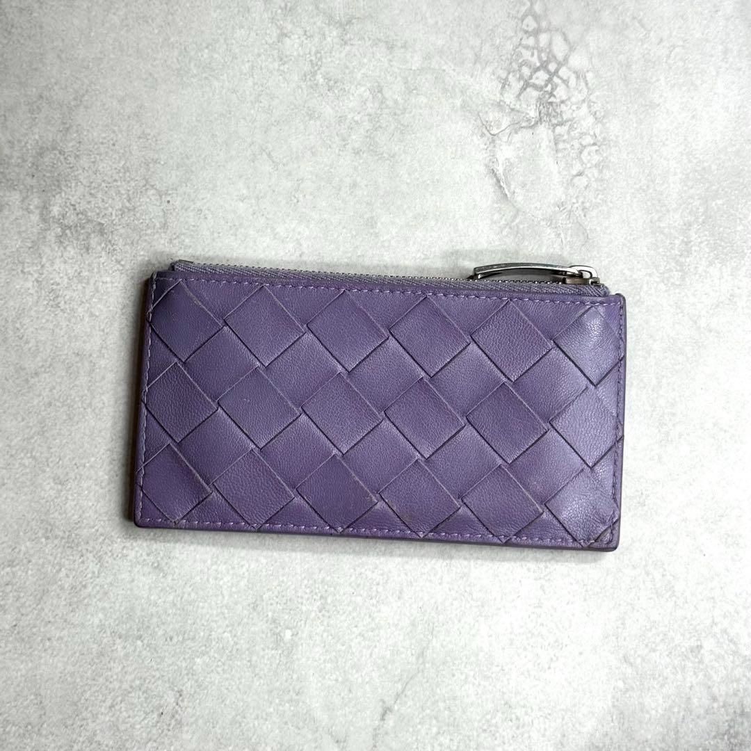 924 BOTTEGA VENETA ボッテガヴェネタ コインケース パープル BOTTEGA VENETA ボッテガヴェネタ / イントレチャート
