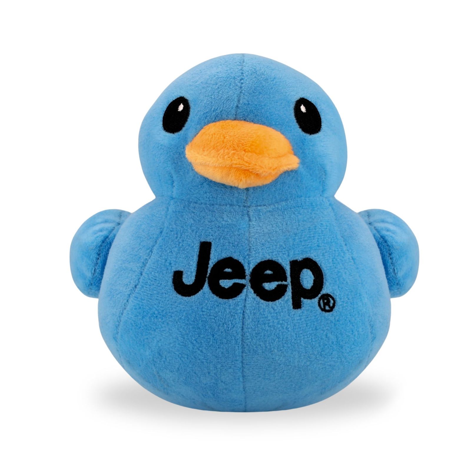 Jeep テキスト ロゴ ぬいぐるみ アヒルのぬいぐるみ ブルー - あなたがダックされた完璧な愛好家 ブルー ブルー Small