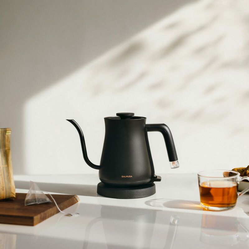 バルミューダ BALMUDA The Pot ブラック 電気ケトル コンパクト 600ml 