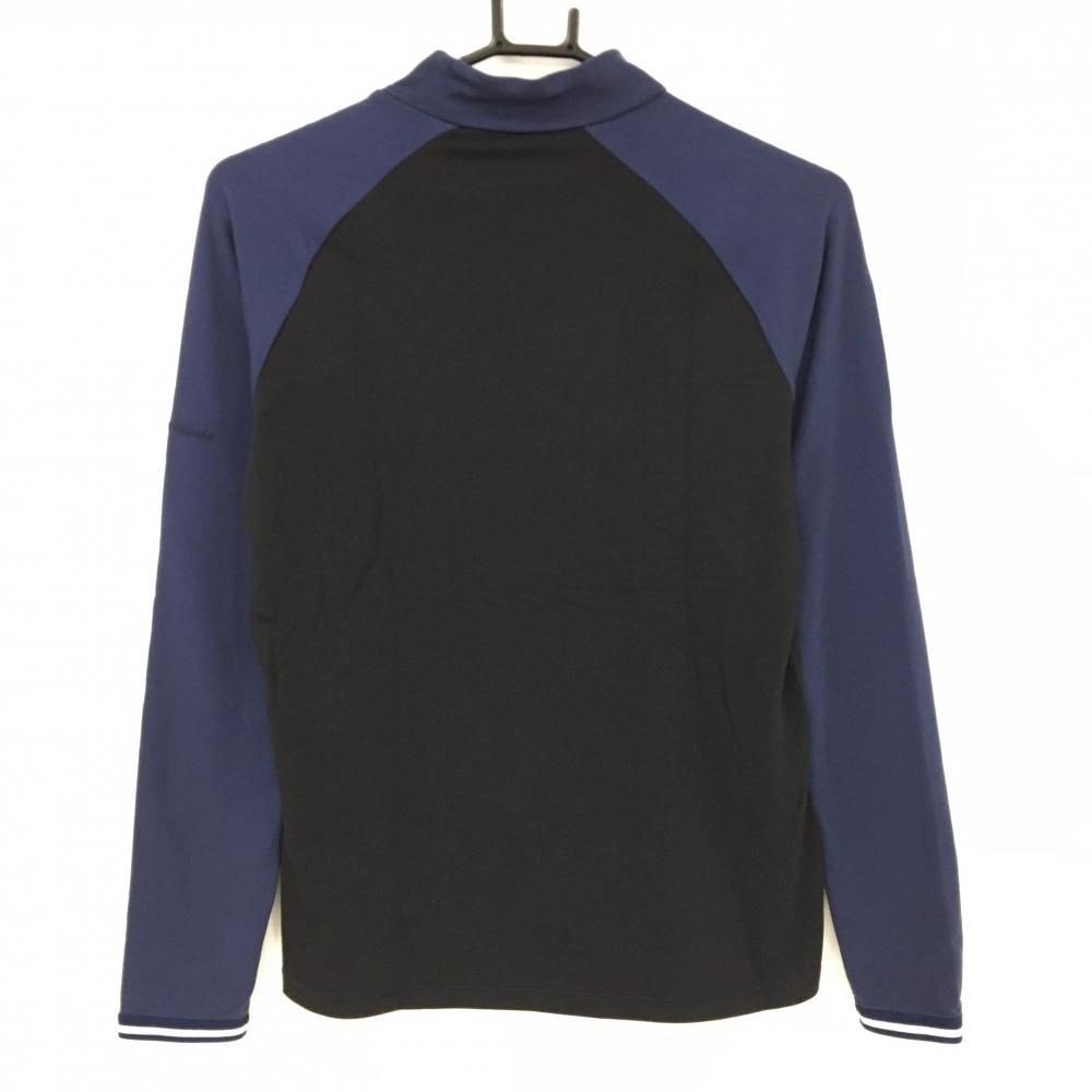 テーラーメイド ゴルフ モックネック O XL ネイビー 長袖 ロゴ GO/LOOK