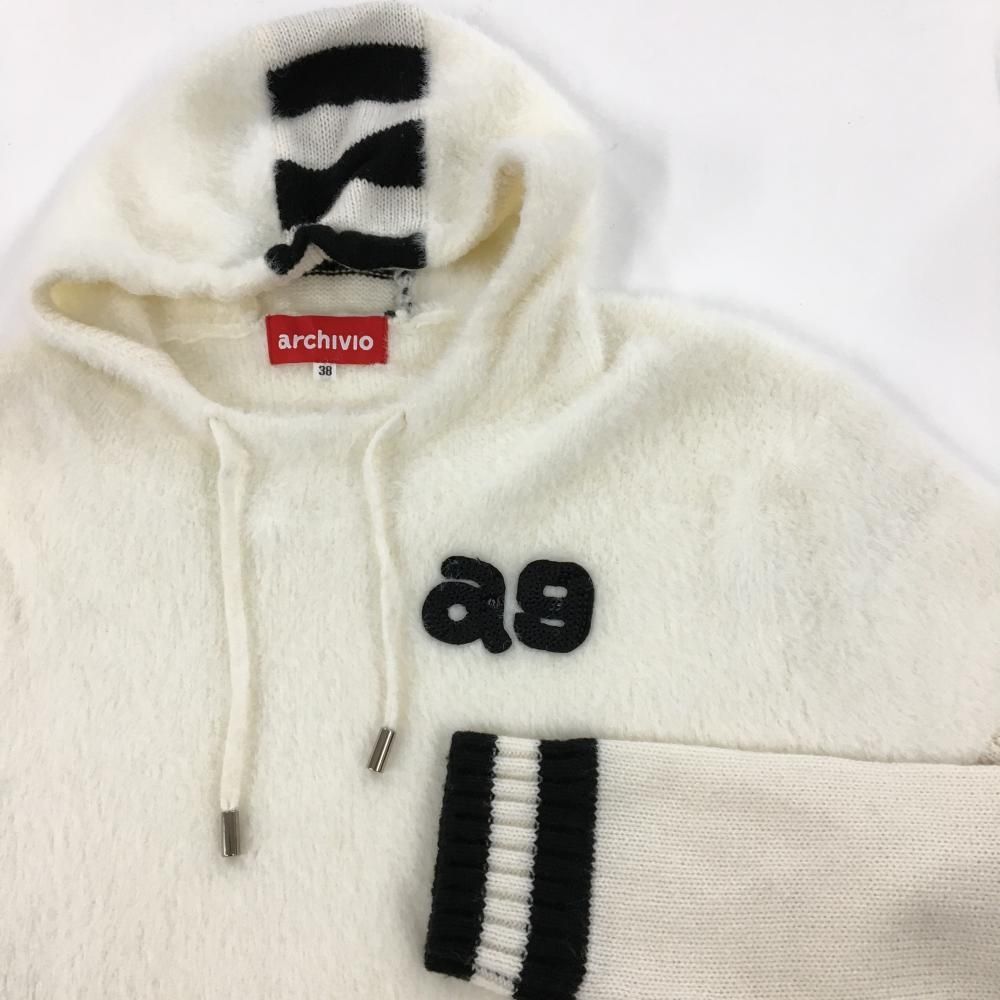 美品】アルチビオ 38 ニットセーター ウール混 ゴルフ レディース