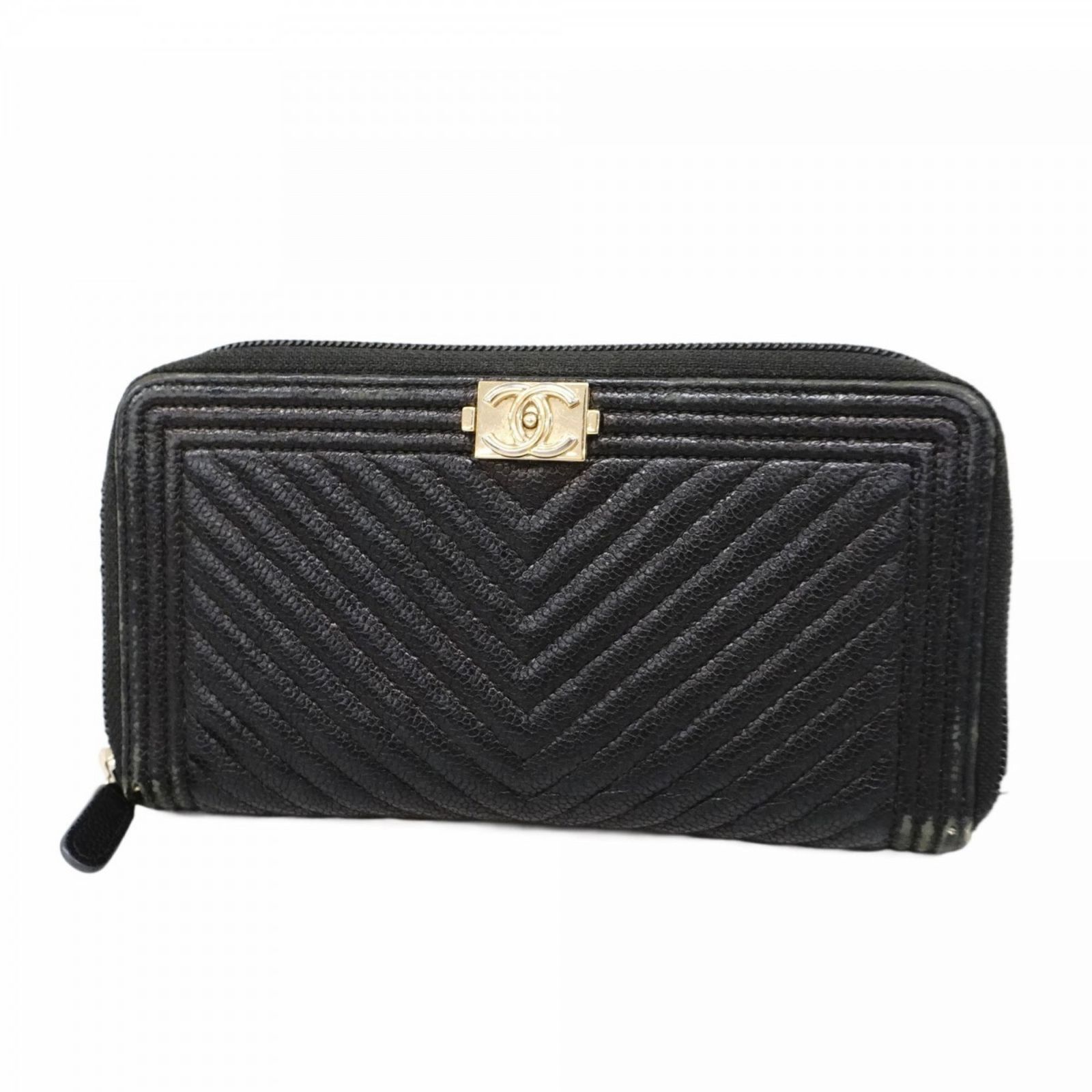 CHANEL シャネル キャビアスキン ポーチ ブラック レディース ブランド CHANEL シャネル ポーチ キャビアスキン マトラッセ ココマーク