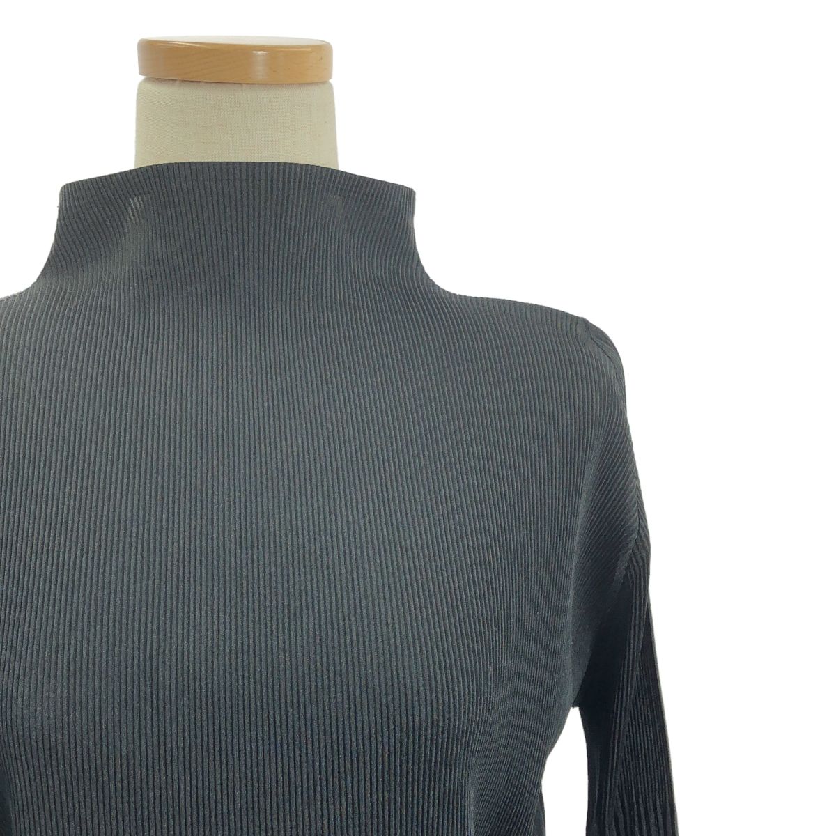 プリーツプリーズ ハイネック 3 グレー　PLEATS PLEASE PLEATS PLEASE ISSEY MIYAKE / プリーツプリーズイッセイミヤケ