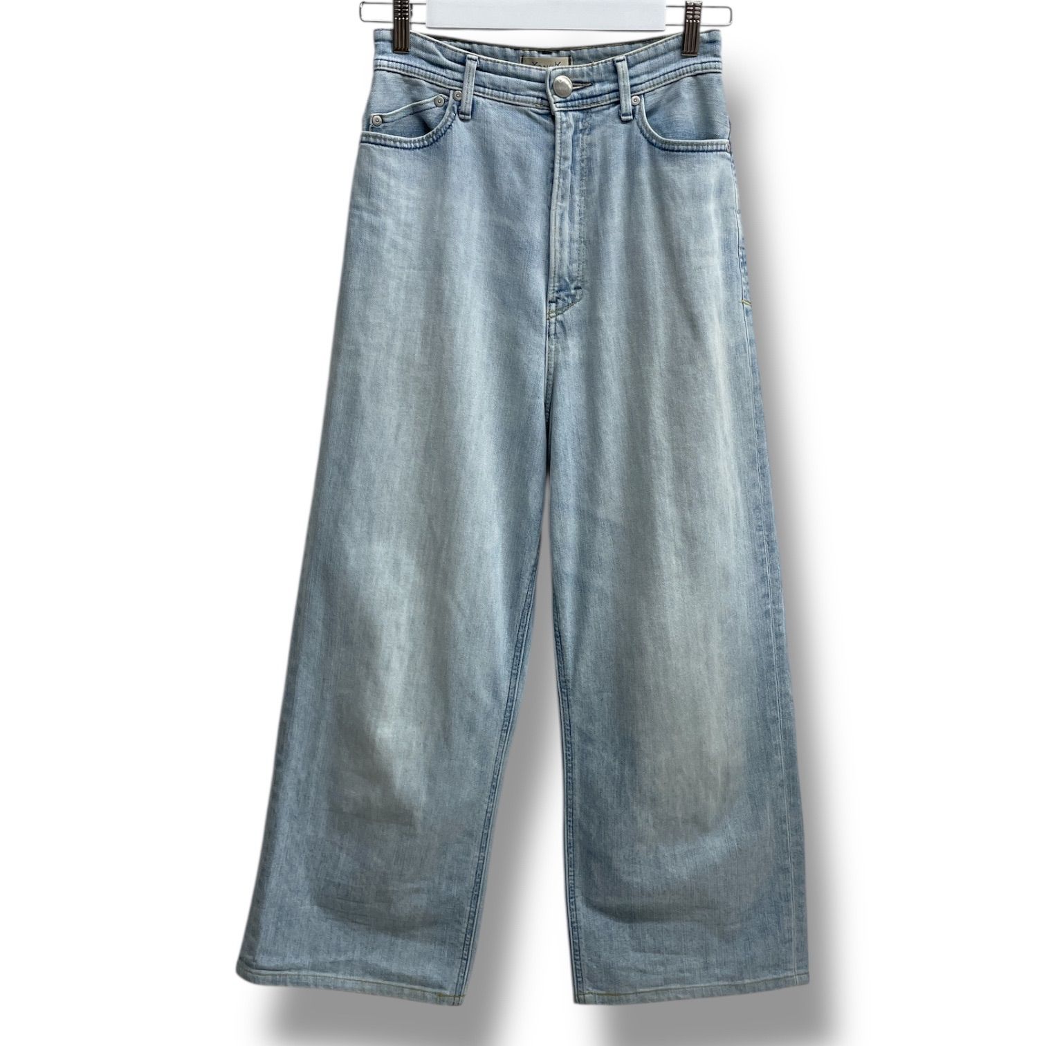 YANUK ヤヌーク JOAN Loose Straight ルーズストレート ジョーン ジーンズ デニムパンツ 57131301 FVS インディゴ ブルー サイズ25 レディース ゴーゴー古着マルイ北千住店 19 No.993