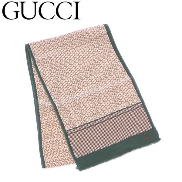 GUCCI 白 ストール フリンジ付き グッチ ストール フリンジ付き - メルカリ