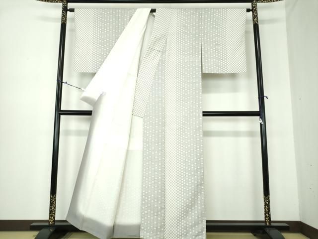 平和屋着物○石川県指定無形文化財 牛首紬 白山工房 手織り 市川純一郎  