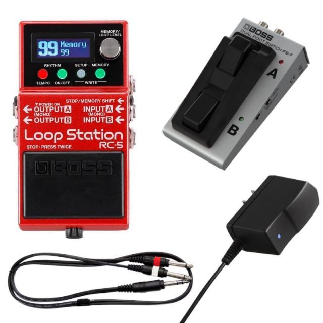 BOSS ボス RC-5 Loop Station ルーパー + FS-7 Dual Foot switch