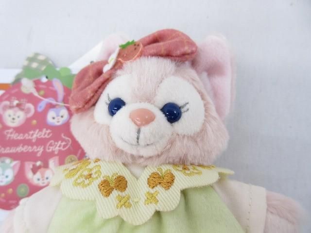 良品 ディズニー リーナベル ハートフェルトストロベリーギフト ぬいぐるみバッジ タグ付き リーナベル ぬいぐるみバッジ ぬいぐるみチャーム ディズニー