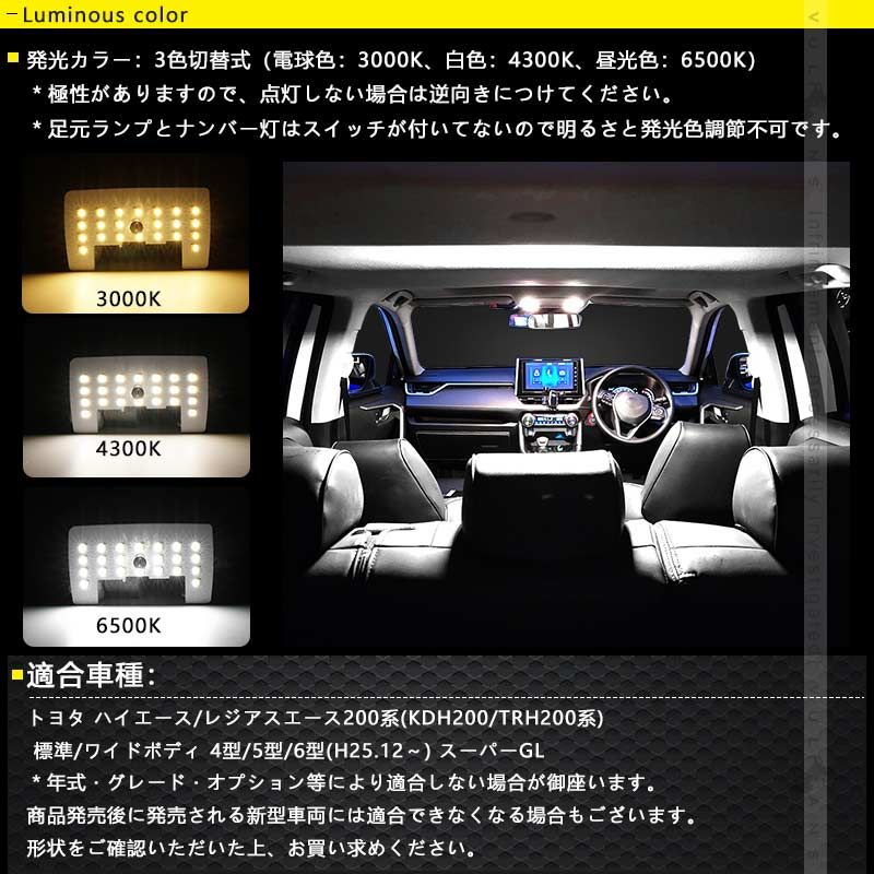 LEDランプ 内装