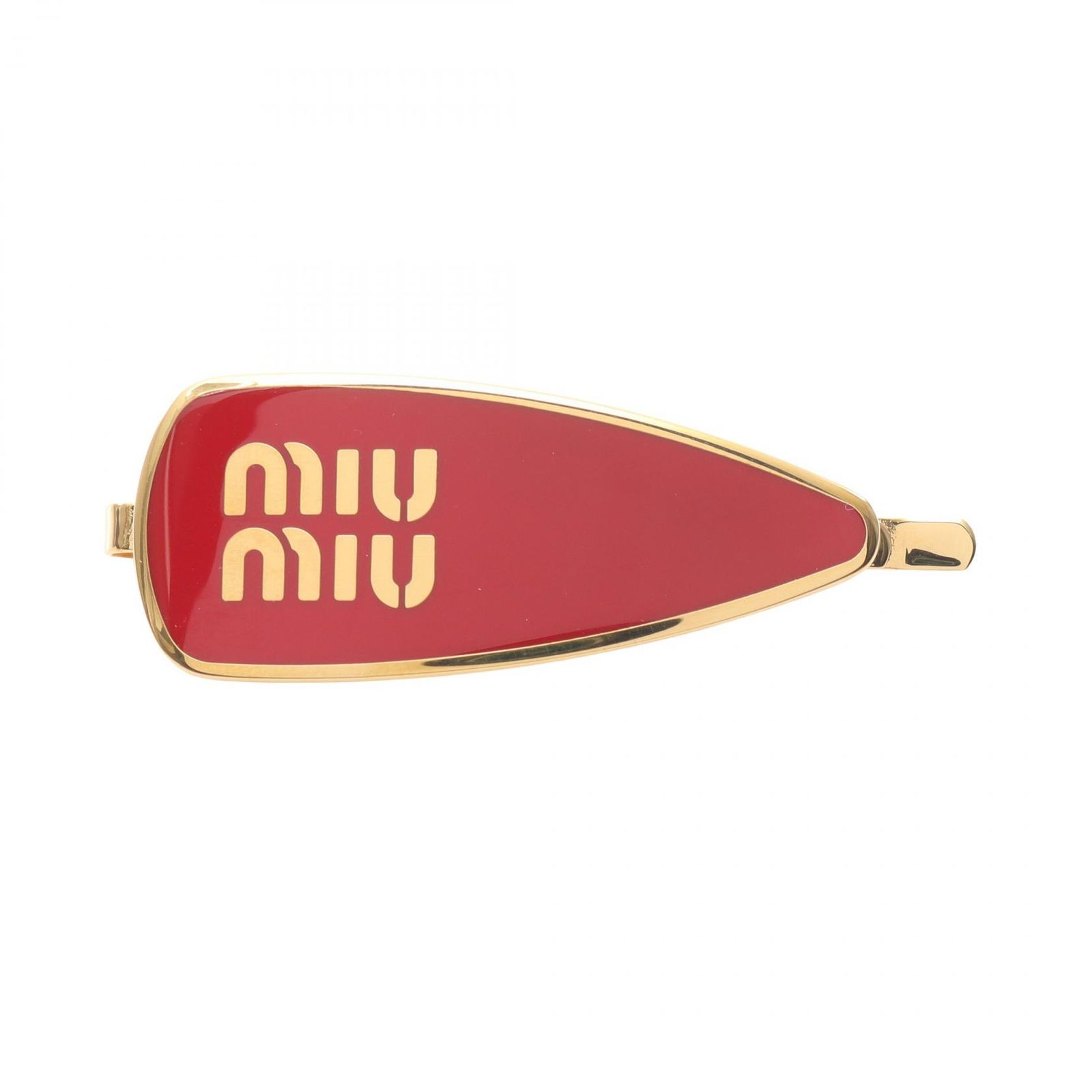 ミュウ ミュウ Miu Miu ヘアピン 5IF1472F6TF0011 レッド GP