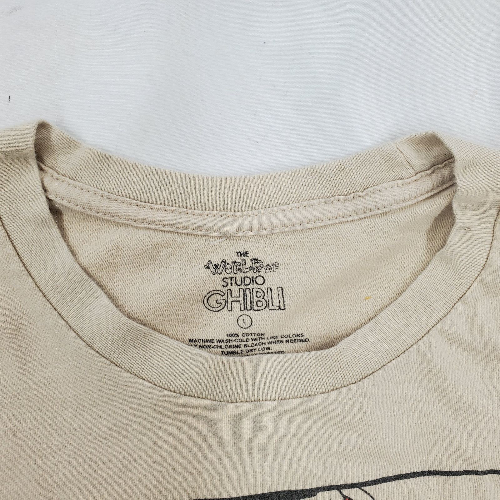 ジブリTシャツ　00s 古着 00s ジブリ 千と千尋の神隠し チヒロ ハク カオナシ スス