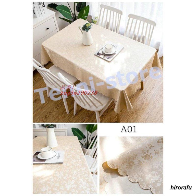 テーブルクロス 13色 140*180CM 防水 PVC製 防水防油加工 テーブルマット