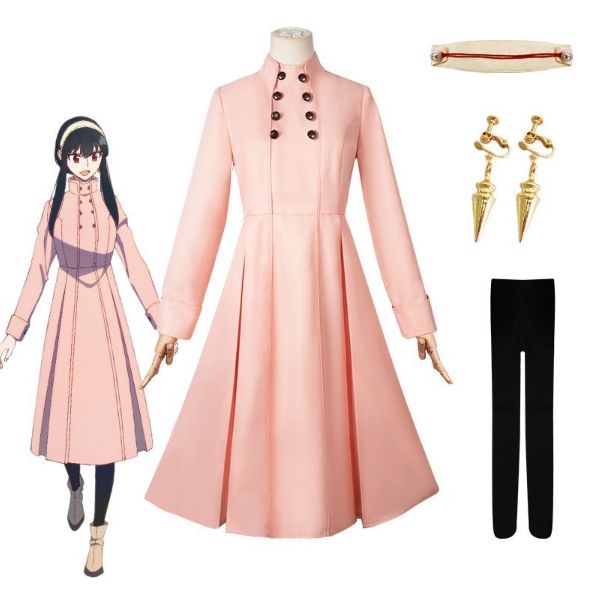 ヨル・フォージャー コスプレ衣装 SPY×FAMILY スパイファミリー 人気キャラ ヨル・ブライア いばら姫 コスチューム cosplay 演出服 日常服 アニメ 祭り ハロウィン クリスマス 学園祭 文化祭 仮装