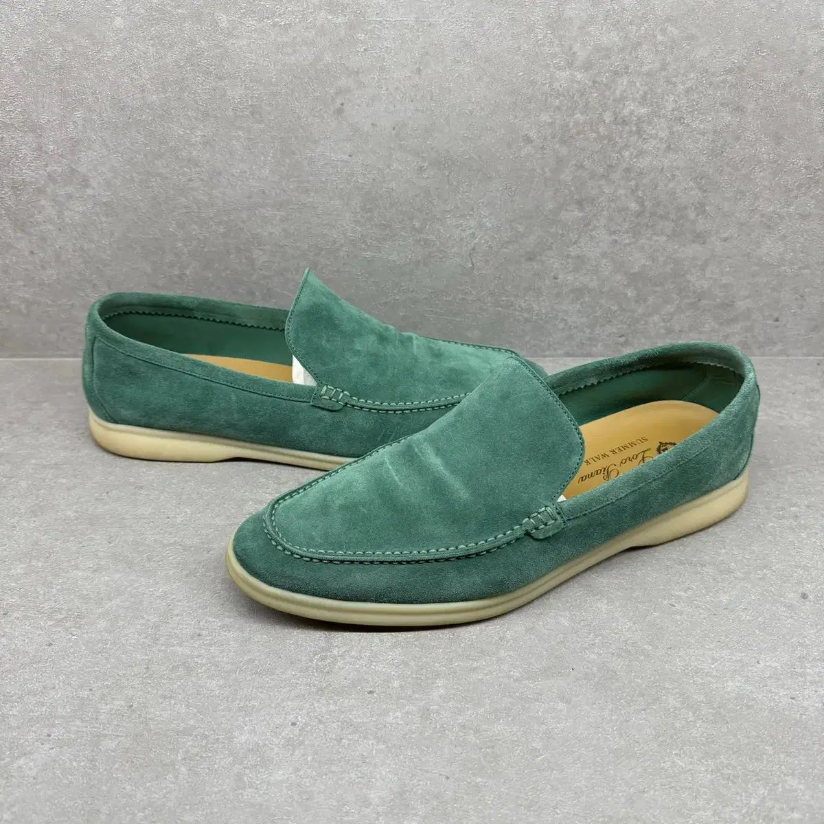 Loro Piana(ロロ・ピアーナ) サマーウォーク ローファー 靴 ブルー