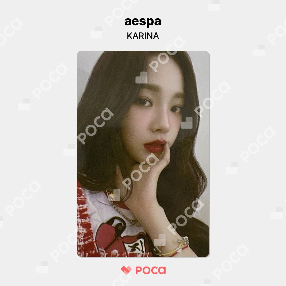 aespa smcu palace 2022 アルバム トレカ カリナ コンプ aespa Karina 2022 Winter SMT SMCU PALACE Official Photocard