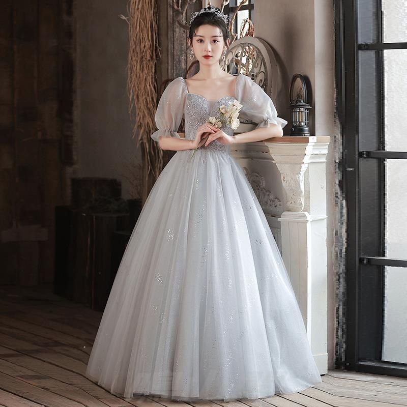 グレースシトラス 7号 ウェディングドレス パーティードレス 半袖 袖