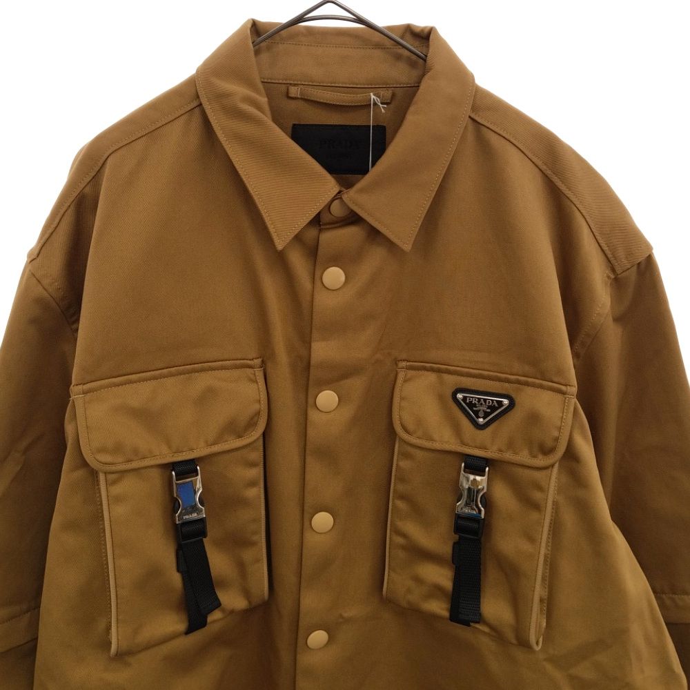 PRADA (プラダ) 21AW Re-Nylon Double Pocket Shirt jacket リサイクル