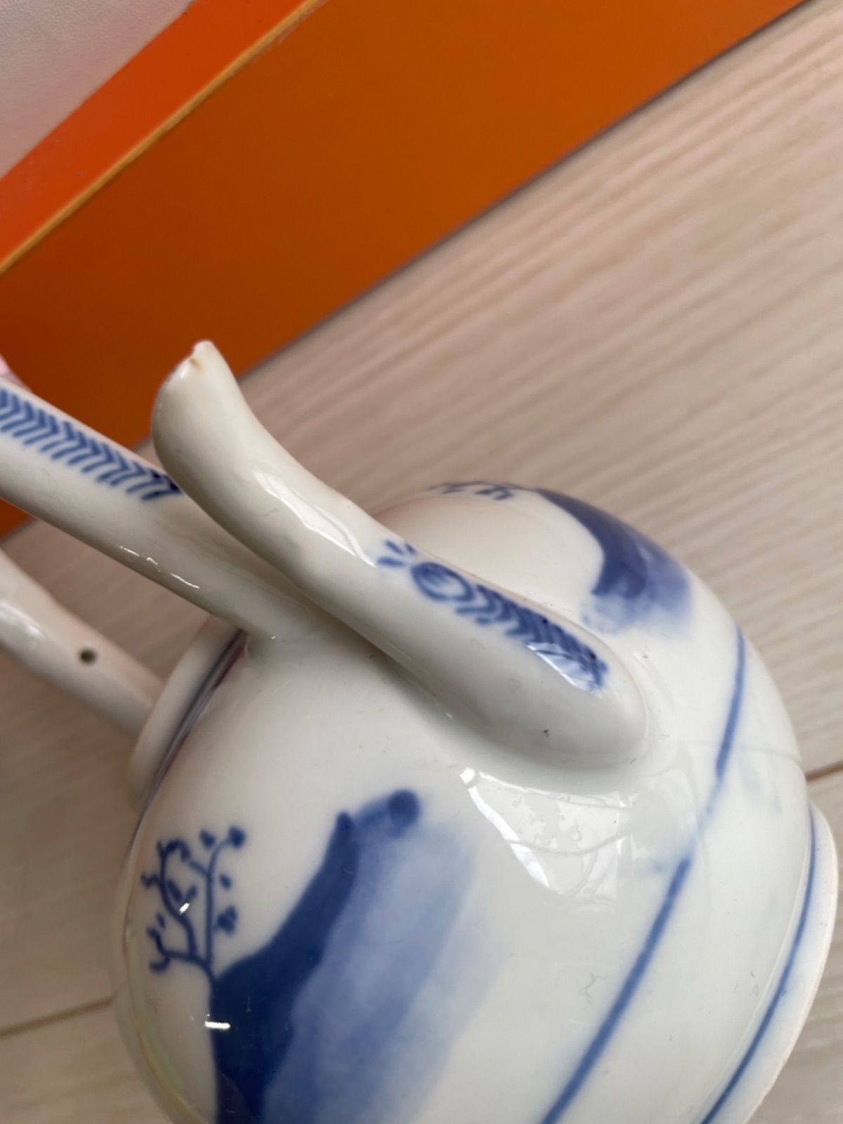 瀬戸焼 古瀬戸 染付 人物文 水注 - メルカリ