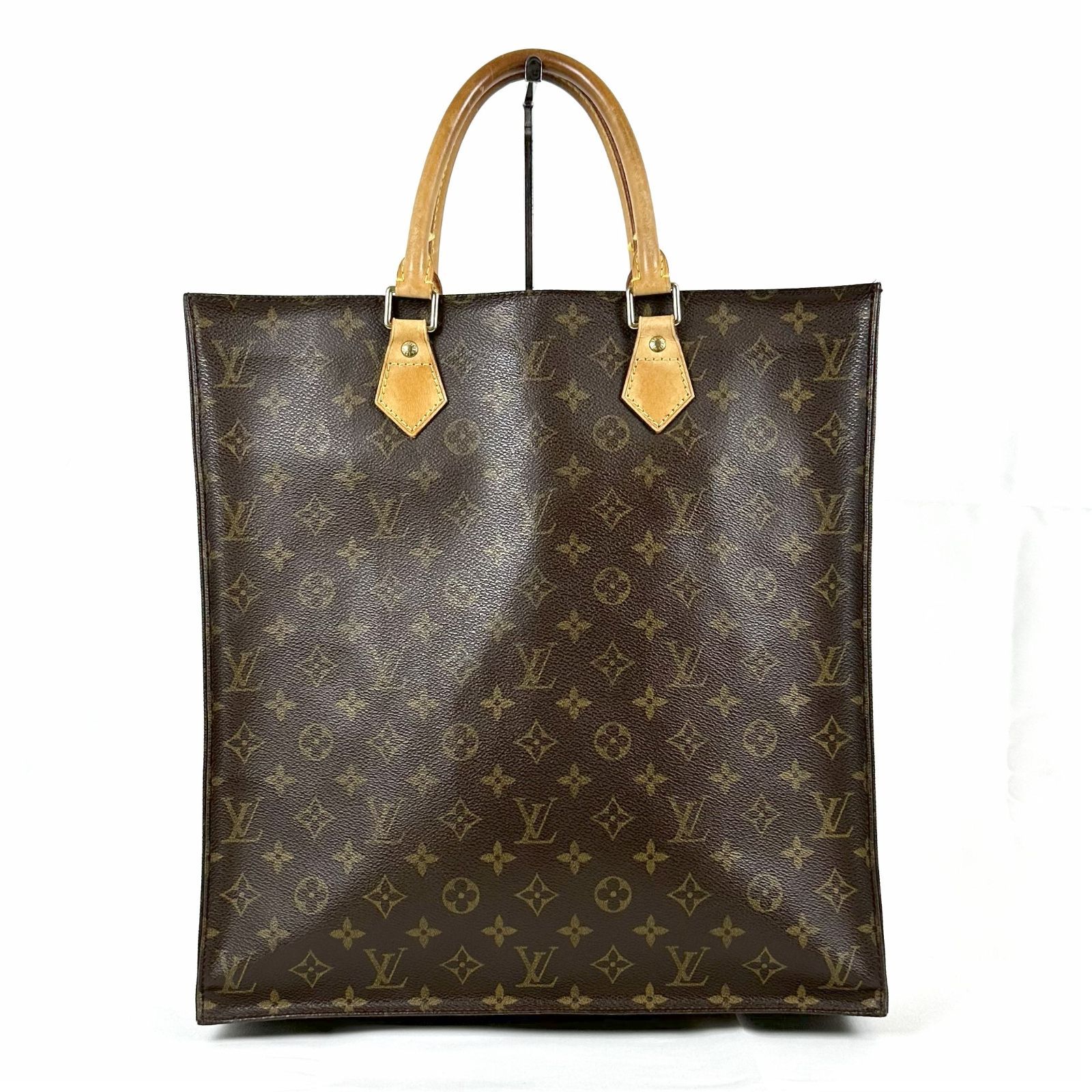 Louis Vuitton ルイ ヴィトン M51140 サックプラ モノグラム トートバッグ 手提げ ブラウン系 レディース メンズ ユニセックス -B 9304