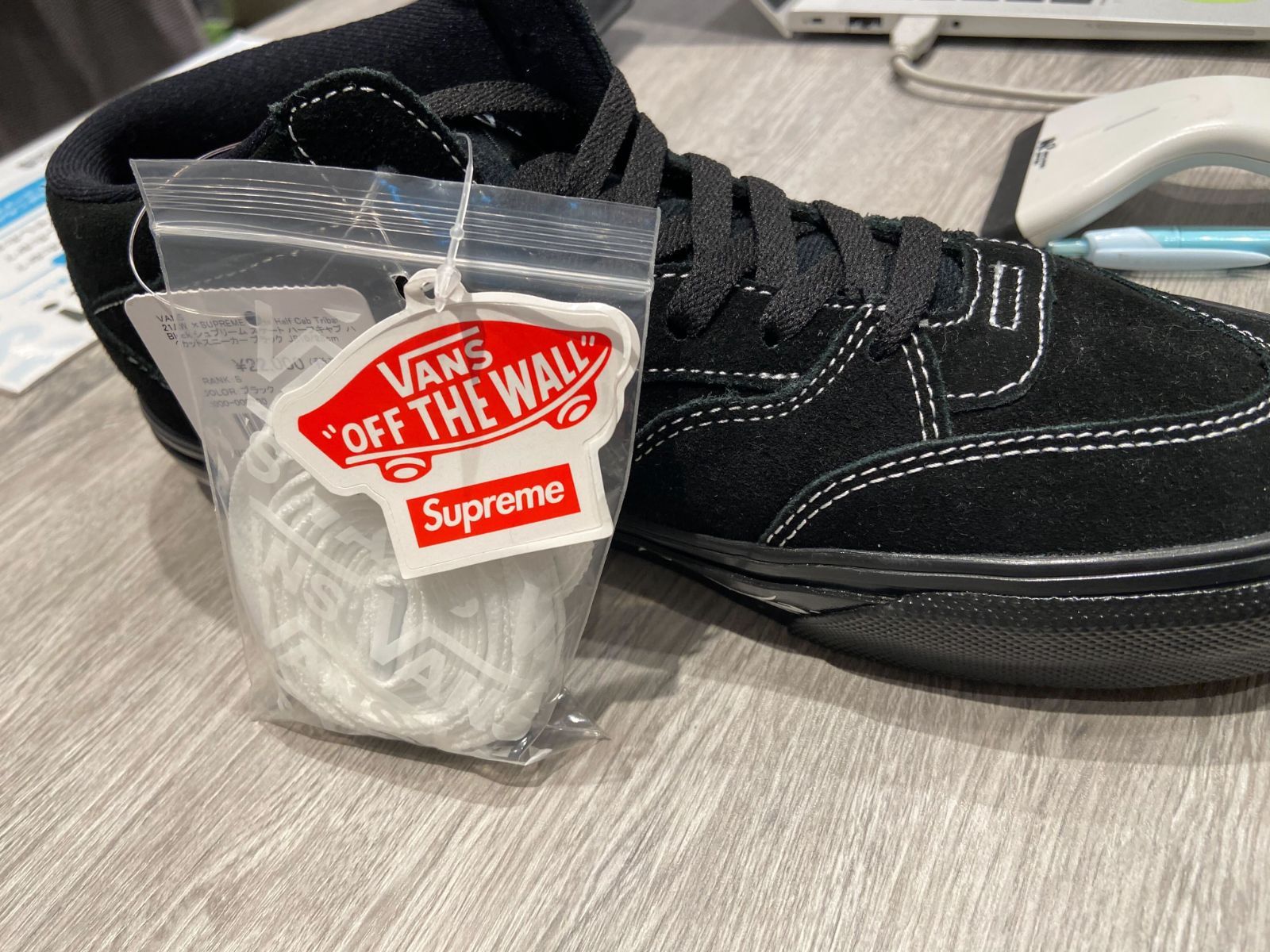 VANS (ヴァンズ) 21AW ×SUPREME Skate Half Cab Tribal Black 