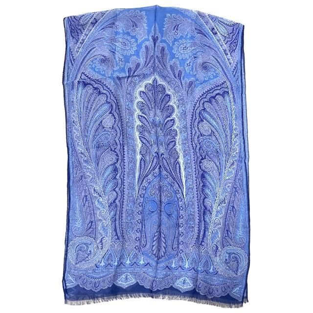 ETRO エトロ スカーフ ストール ショール 小物 総柄 ペイズリー柄
