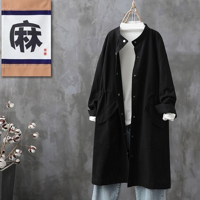 トレンチコート レディース 秋コート ゆったりレンチコート無地 レディース トップス 長袖 スプリングコート 春秋 ショート丈