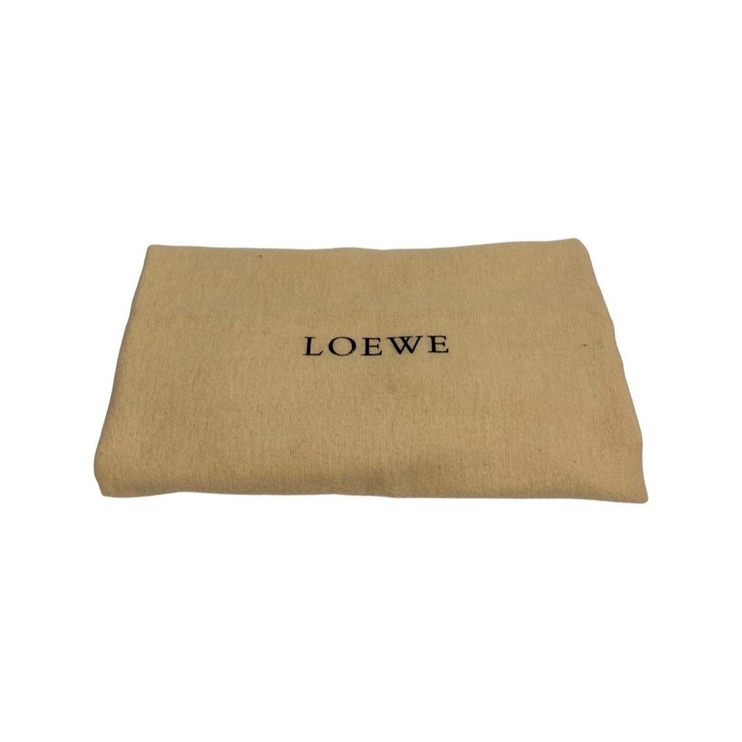 極 美品 保存袋 鍵付 LOEWE ロエベ アナグラム ロゴ アマソナ36 レザー