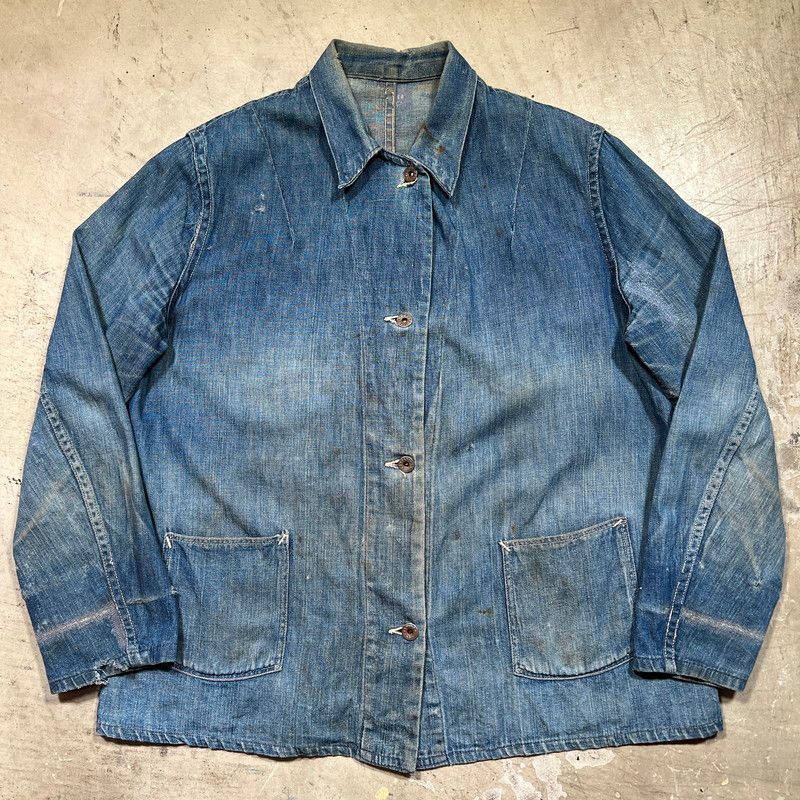 40's デニムカバーオール 大戦モデル - メルカリ