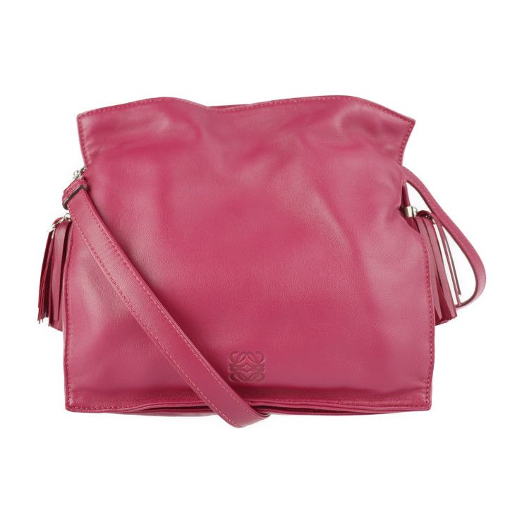 LOEWE ロエベ ショルダーバッグ 380.82EH39 シープスキン ワイン系 