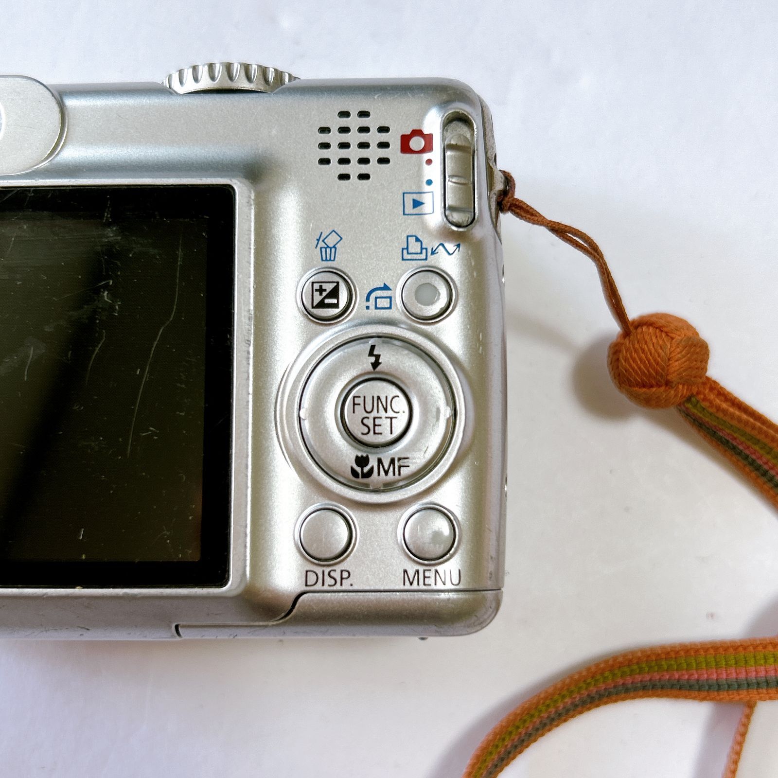 キャノン PowerShot A570 IS シルバー デジカメ 電池 動作確認