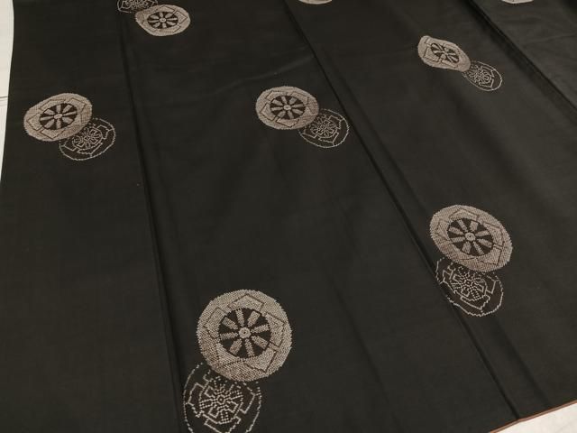 平和屋着物○本場大島紬 地空 源氏車文 正絹 逸品 AAAW1861ph - メルカリ